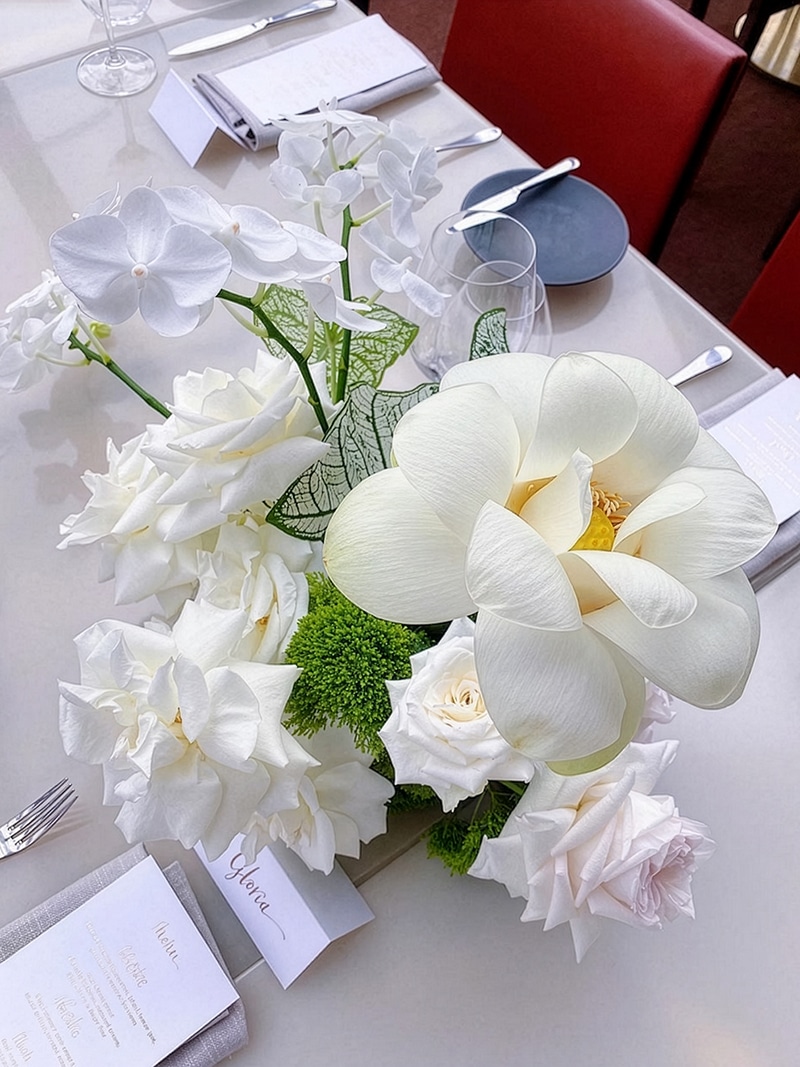 blush-pastel-wedding-table-floral-arrangement A breathtaking pastel floral wedding table setting, elegantly styled to complement our blush boutique mix and match bridesmaid dresses for a cohesive aesthetic.