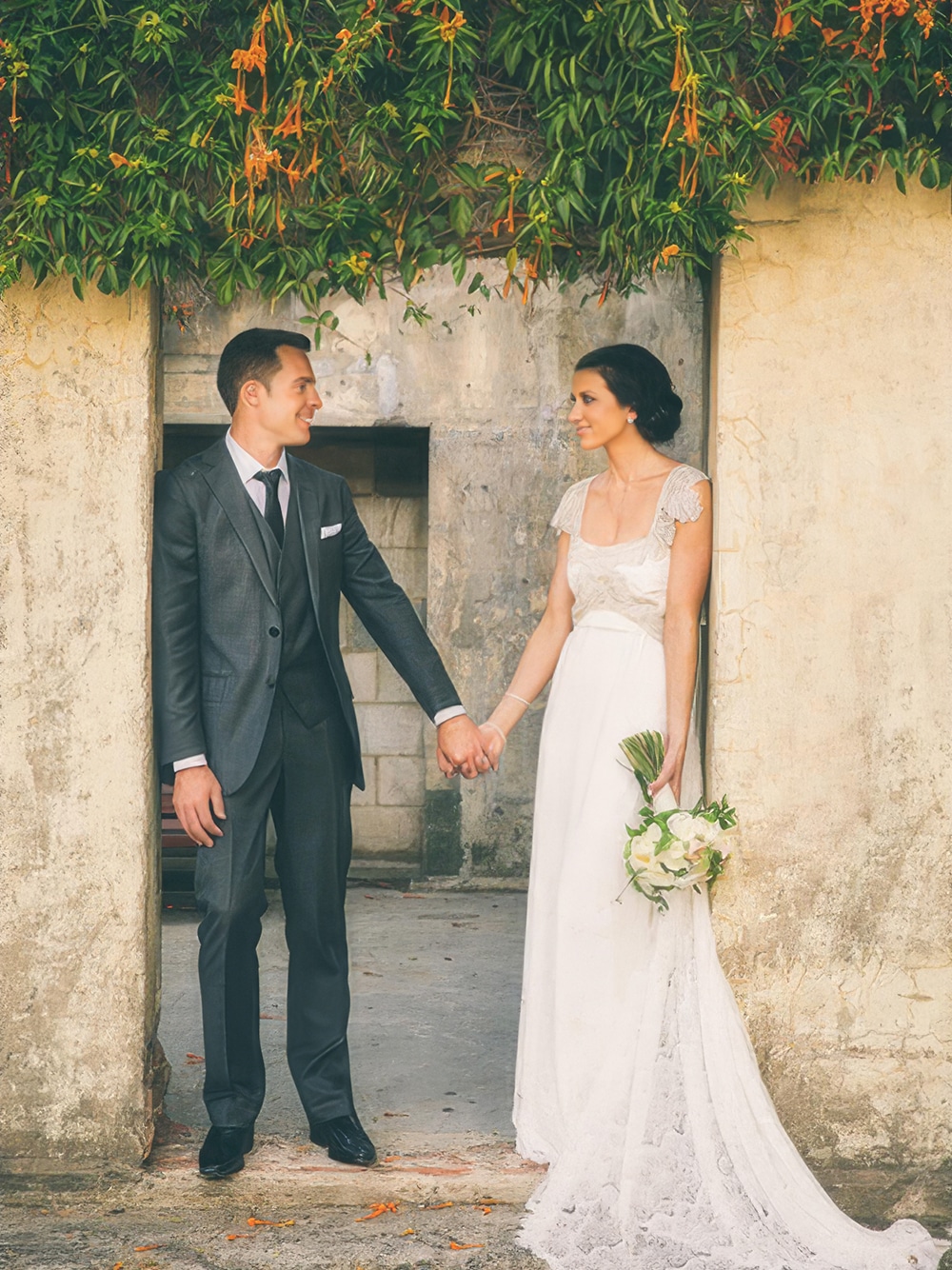 Jessica and Leigh on their wedding day, a featured real wedding by Natasha Millani.